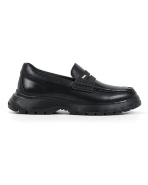 KARL LAGERFELD Keaton Saddle Loafers - Black