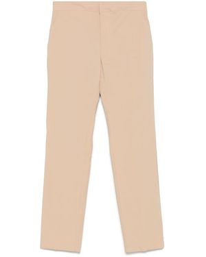 Twinset Logo-Plaque Tailored Pants - Natural
