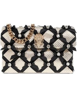 Kurt Geiger Kensington Bows Shoulder Bag - White