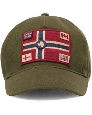 Napapijri Flag-Patch Cap - Green