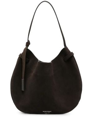 Emporio Armani Logo-Detail Shoulder Bag - Black
