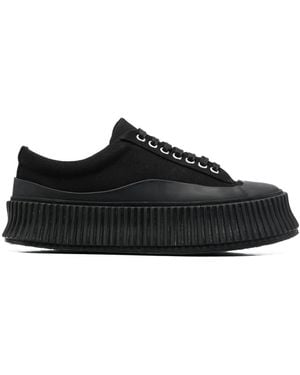 Jil Sander Low-Top Lace-Up Trainers - Black