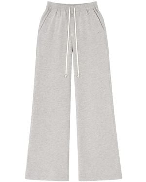 Rick Owens Drawstring-Waist Track Pants - White