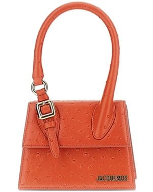 Jacquemus Bolso de mano Chiquito con asa - Naranja