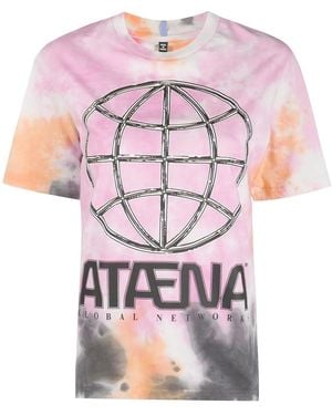 McQ T-Shirt Con Fantasia Tie Dye - Rosa