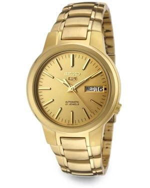 Seiko 5 38Mm Watch - Metallic