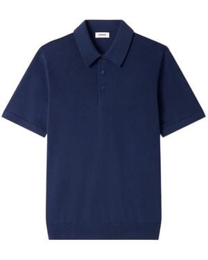 Sandro Poloshirt Mit Kurzen Ärmeln - Blau