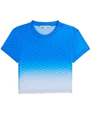 Kith Monogram-Mesh T-Shirt - Blue