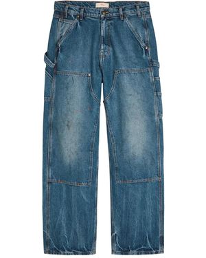 CHERRY LA Paint-Splatter Jeans - Blue