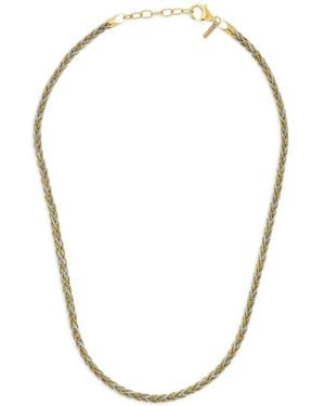 Desmo Interlace Braided Necklace - Metallic