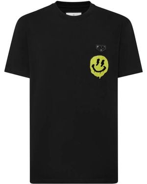 Philipp Plein T-Shirt mit Logo-Print - Schwarz