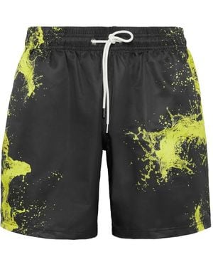 Philipp Plein Swim Splash Shorts - Gray