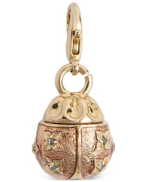 La DoubleJ Lady Scarab Charm - Metallic