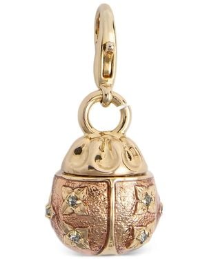 La DoubleJ Lady Scarab Charm - Metallic