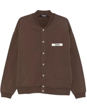 Jacquemus The Gros Grain Press-Stud Cardigan - Brown