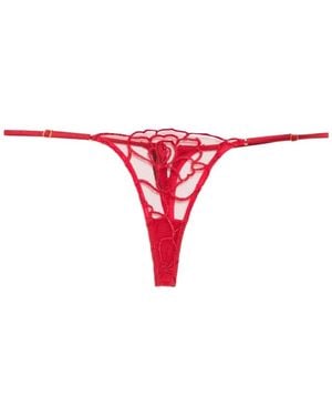 Kiki de Montparnasse Tanga Petite Chou - Rojo