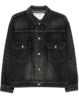 Neighborhood Washed Denim Jacket - Black