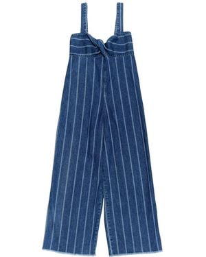Bimba Y Lola Denim Jumpsuit - Blue