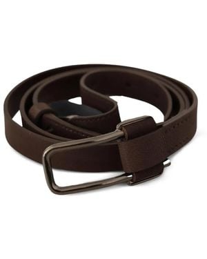 CoSTUME NATIONAL Buckle-Fastening Leather Belt - Black