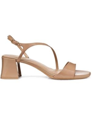 Geox New Eraklia Slingback-Strap Heeled Sandals - Natural