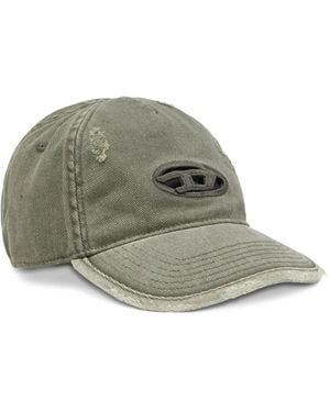 DIESEL C-Ball-Utlt Baseballkappe Im Distressed-Look - Grau