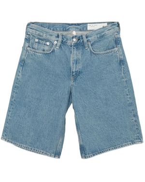 Rag & Bone Pantalones Vaqueros Cortos Con Bolsillo - Azul