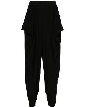 Issey Miyake Elasticated Trousers - Black