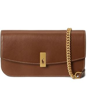 Polo Ralph Lauren Polo Id Chain Clutch - Brown