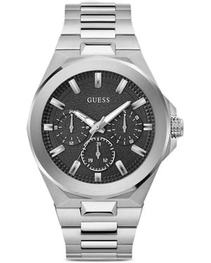 Guess Chamfer 44Mm Watch - Gray