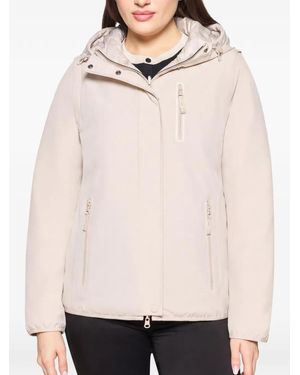 Betty Barclay Hooded Zip-Fastening Jacket - Natural