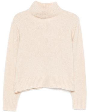 Hemisphere Turtleneck Knitwear - Natural