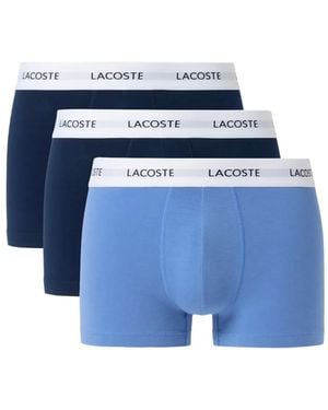 Lacoste Logo-Waistband Shorts - Blue