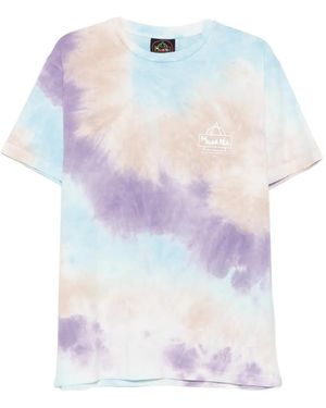 Mauna Kea Tie-Dye Logo-Print T-Shirt - White