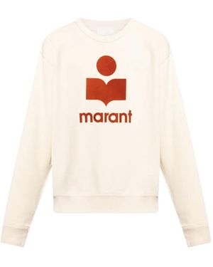 Isabel Marant Katoenen Sweater Met Logoprint - Wit