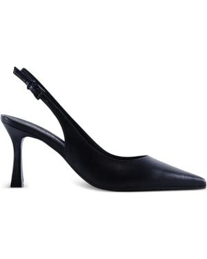 Notabene 70Mm Emilia Low Pointed-Toe Court Shoes - Black