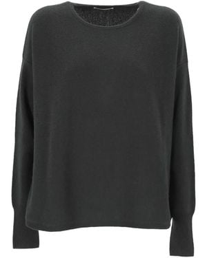 Oliver Lattughi Drop-Shoulder Jumper - Black