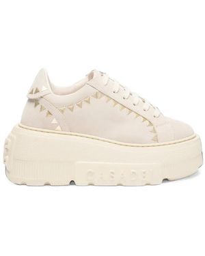Casadei Nexus Divine Studded Trainers - Natural