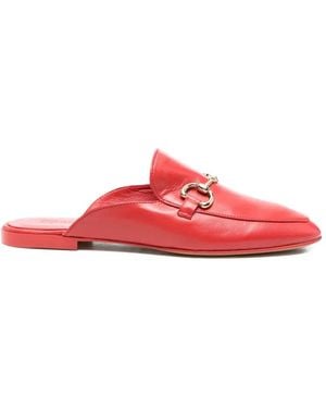 Pomme D ́Or Georgia Flat Mules - Red