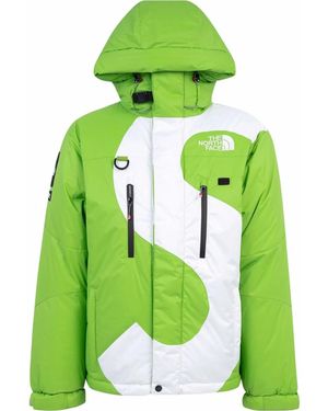 Supreme X The North Face Logo Himalayan Parka - Green