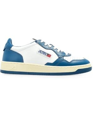 Autry Medalist Low Bicolour Trainers - Blue