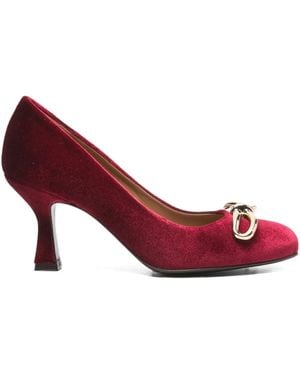 Isabel Ferranti Buckle-Detail Court Shoes - Red