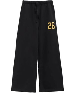 Fear Of God Lounge Number-Print Track Trousers - Black