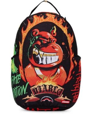Sprayground Sac À Dos Diablo Billion Burdin À Imprimé Graphique - Red