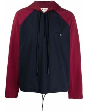 Marni Colour-Block Paneled Jacket - Blue