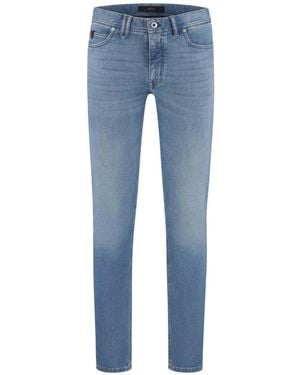 Brioni Vaqueros Slim Con Efecto Degradado - Azul