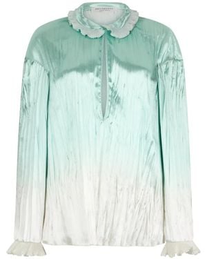 Philosophy Di Lorenzo Serafini Oberteil mit Rüschen - Grün