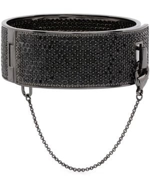 Eddie Borgo Pavé Safety Chain Bracelet - Black