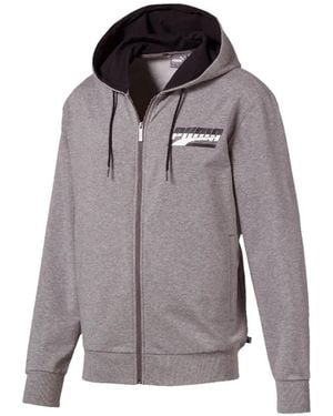 PUMA Rebel Zip-Up Hoodie - Gray