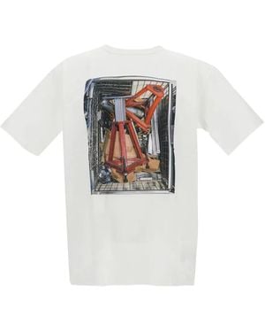 Junya Watanabe Graphic-Print T-Shirt - White