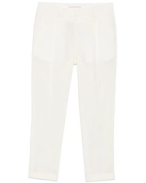 Briglia 1949 Tiberio Pressed-Crease Trousers - White
